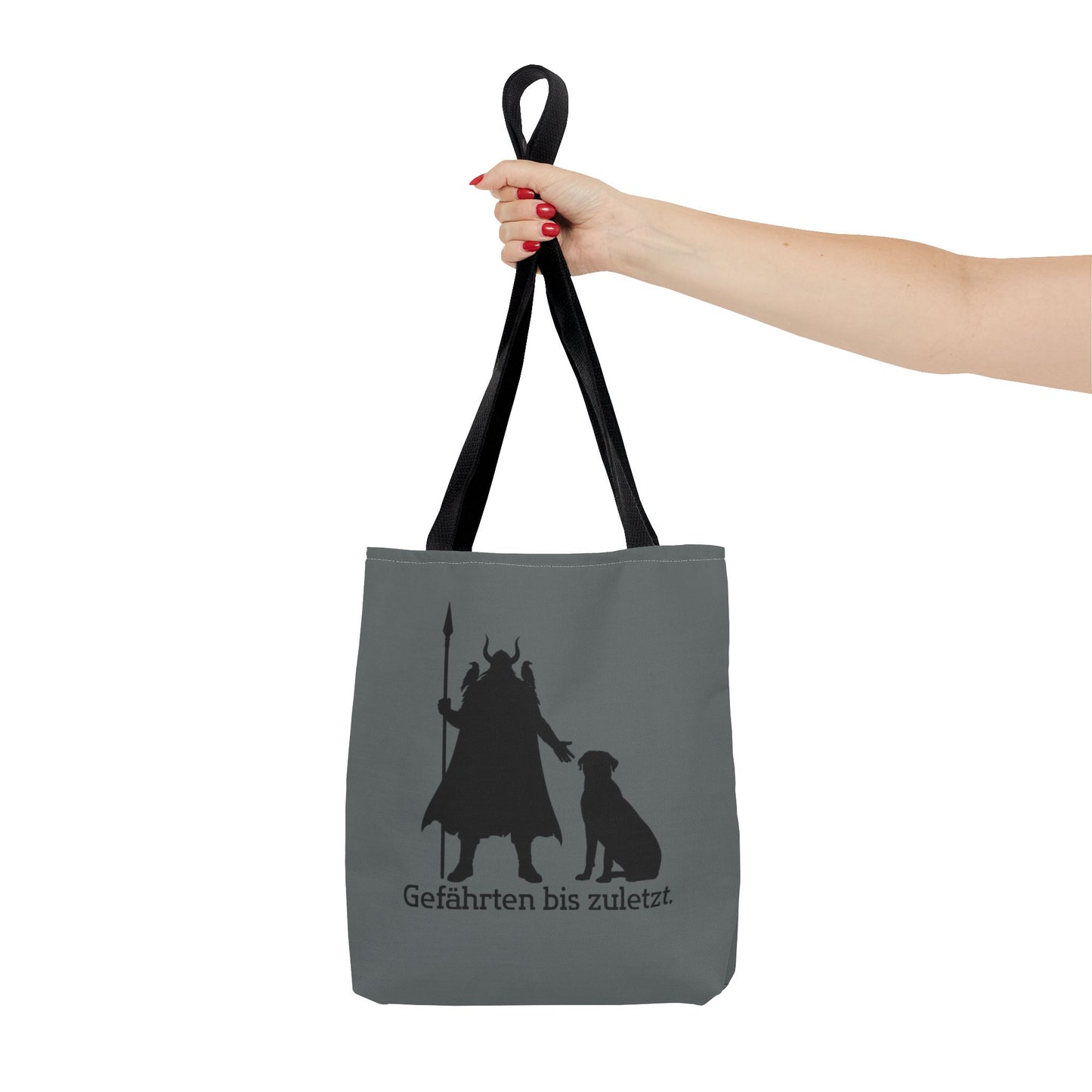 Tasche „Gefährten bis zuletzt“ — Wikinger & Hund