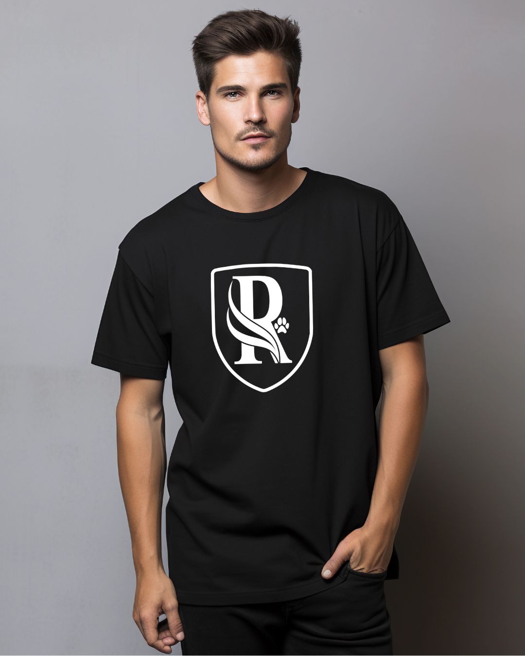 Herren T-Shirt Logo Rennsteighund