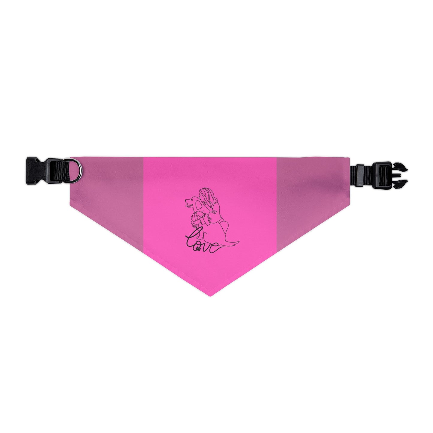 Rosa Hunde-Bandana-Halsband mit süßem Design — Haustier-Accessoire für den Alltag & als Geschenk
