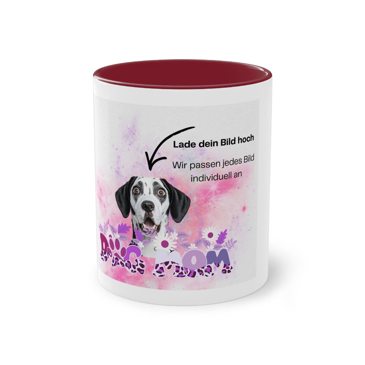 Personalisierte Dog Mom Kaffee Tasse