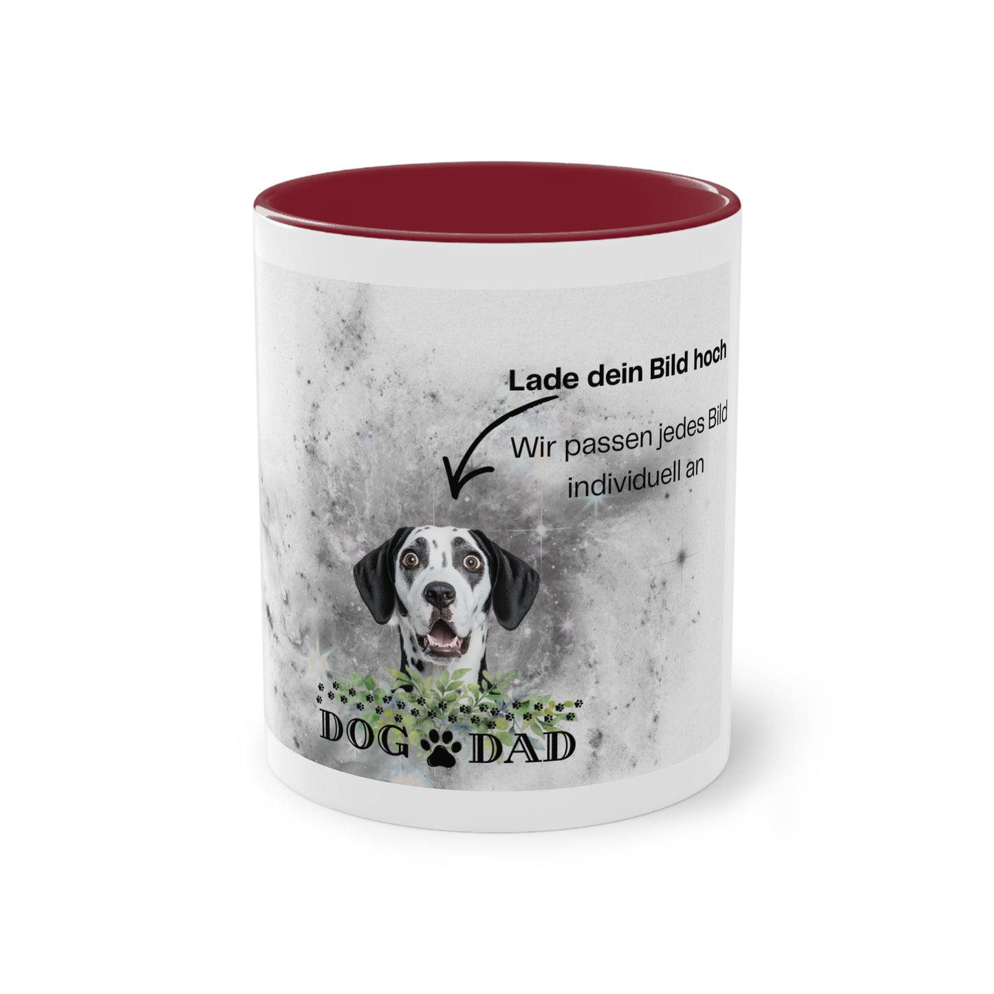 Personalisierte Dog Dad Kaffee Tasse