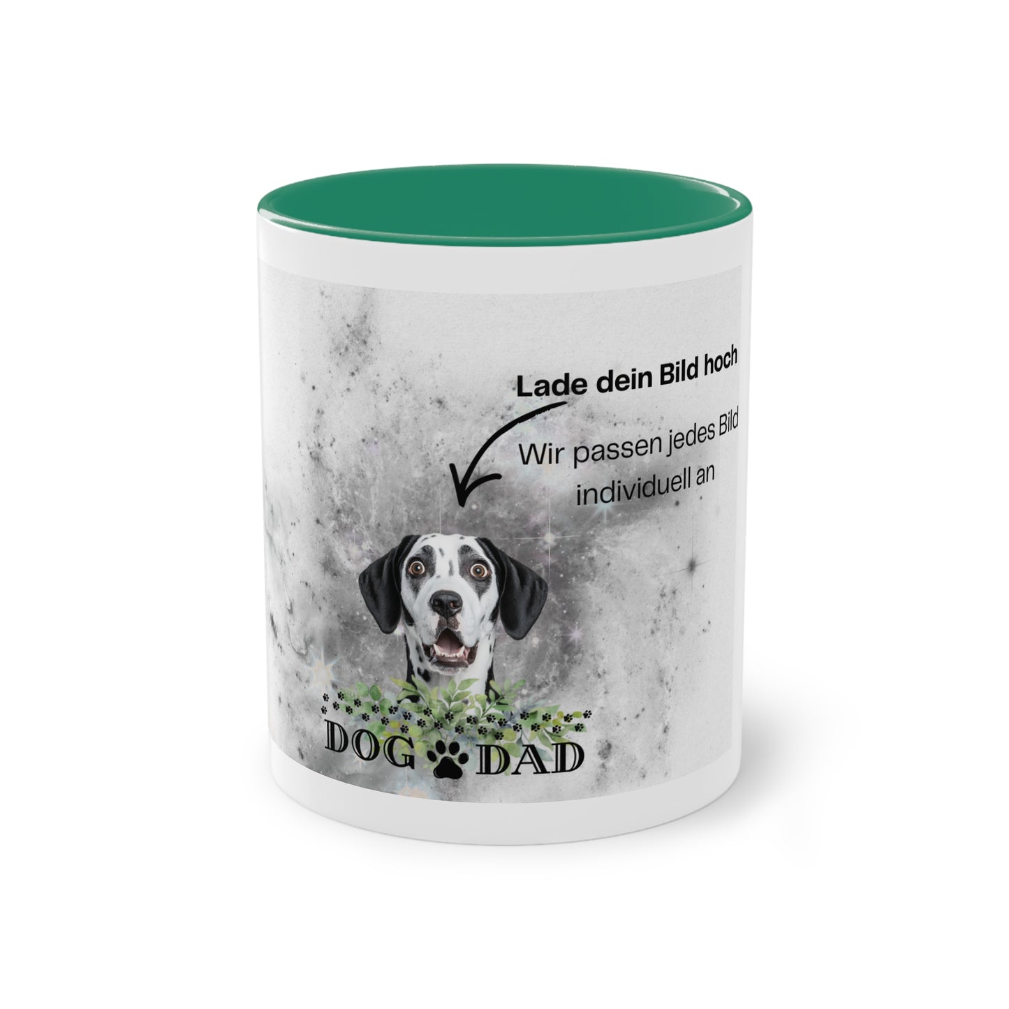Personalisierte Dog Dad Kaffee Tasse