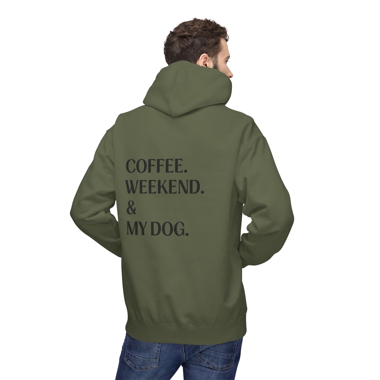 Coffee. Weekend. & My Dog. Hoodie — Unisex