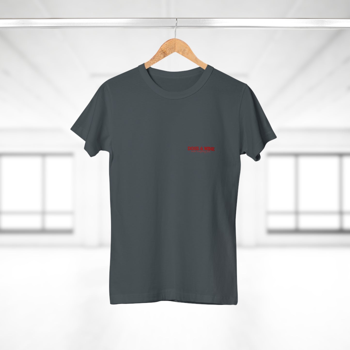 Damen-T-Shirt „Dogs & Wine“
