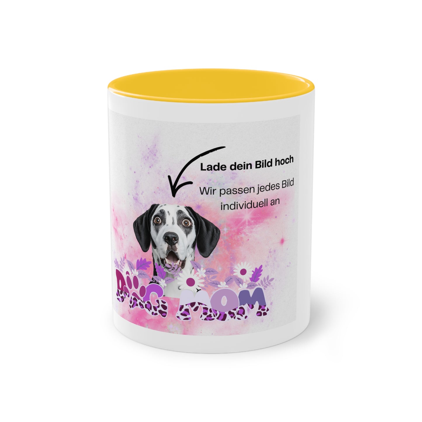 Personalisierte Dog Mom Kaffee Tasse