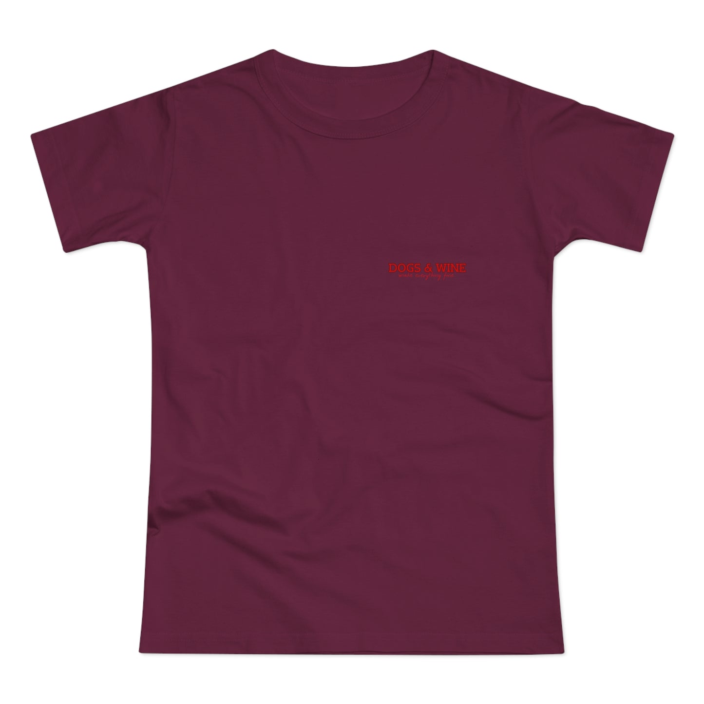 Damen-T-Shirt „Dogs & Wine“