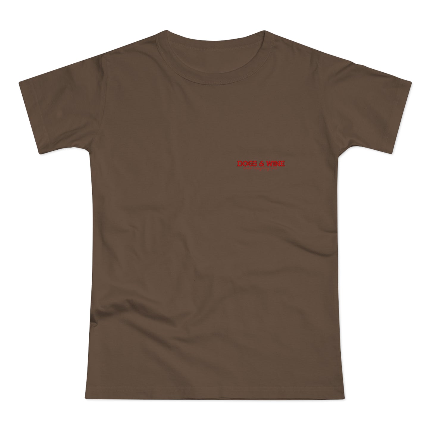 Damen-T-Shirt „Dogs & Wine“