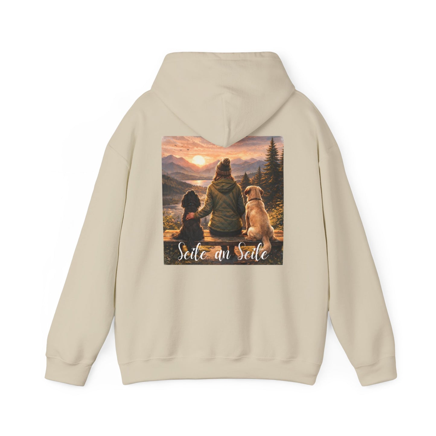 Hoodie  "Seite an Seite" Cozy Outdoor Pullover-Unisex