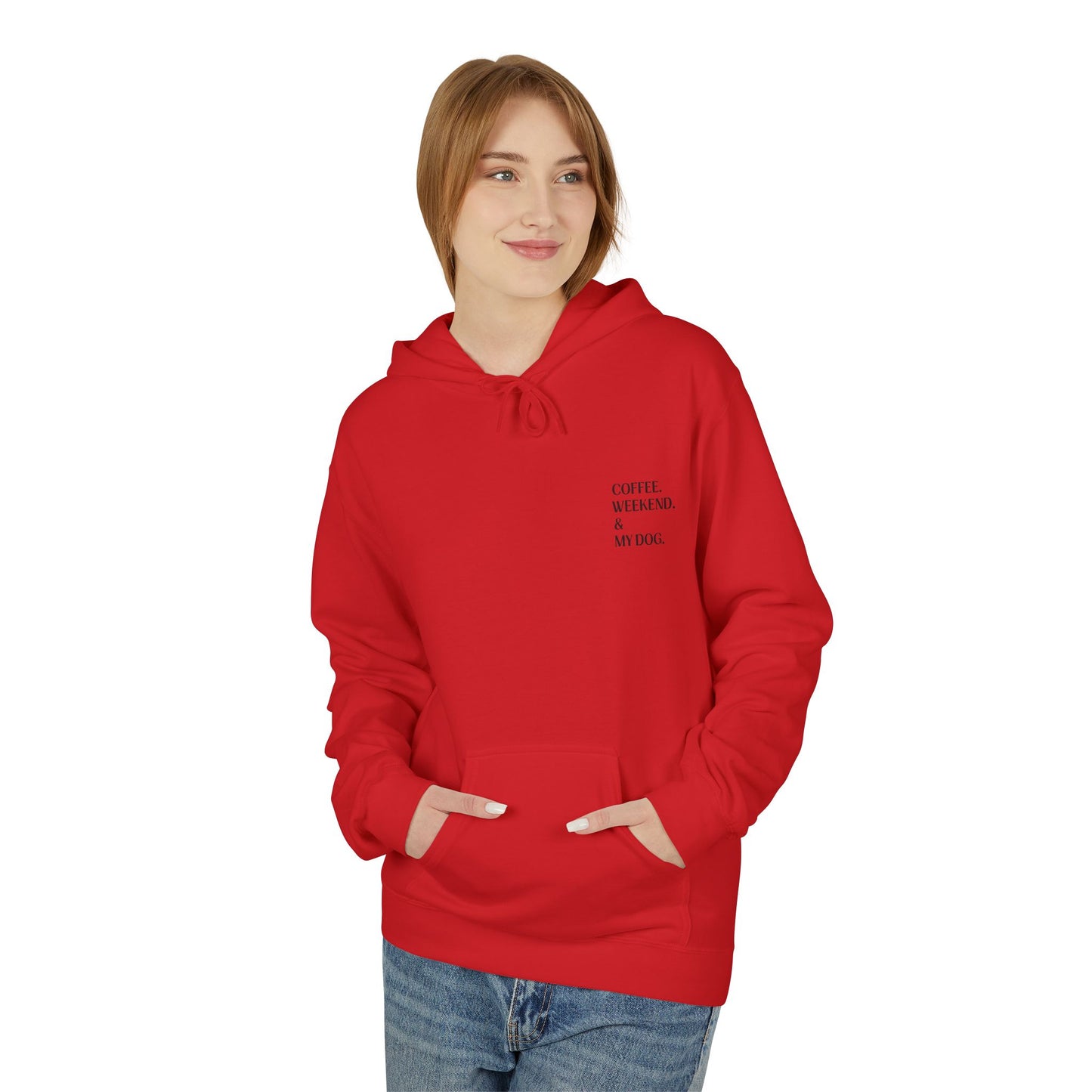 Coffee. Weekend. & My Dog. Hoodie — Unisex