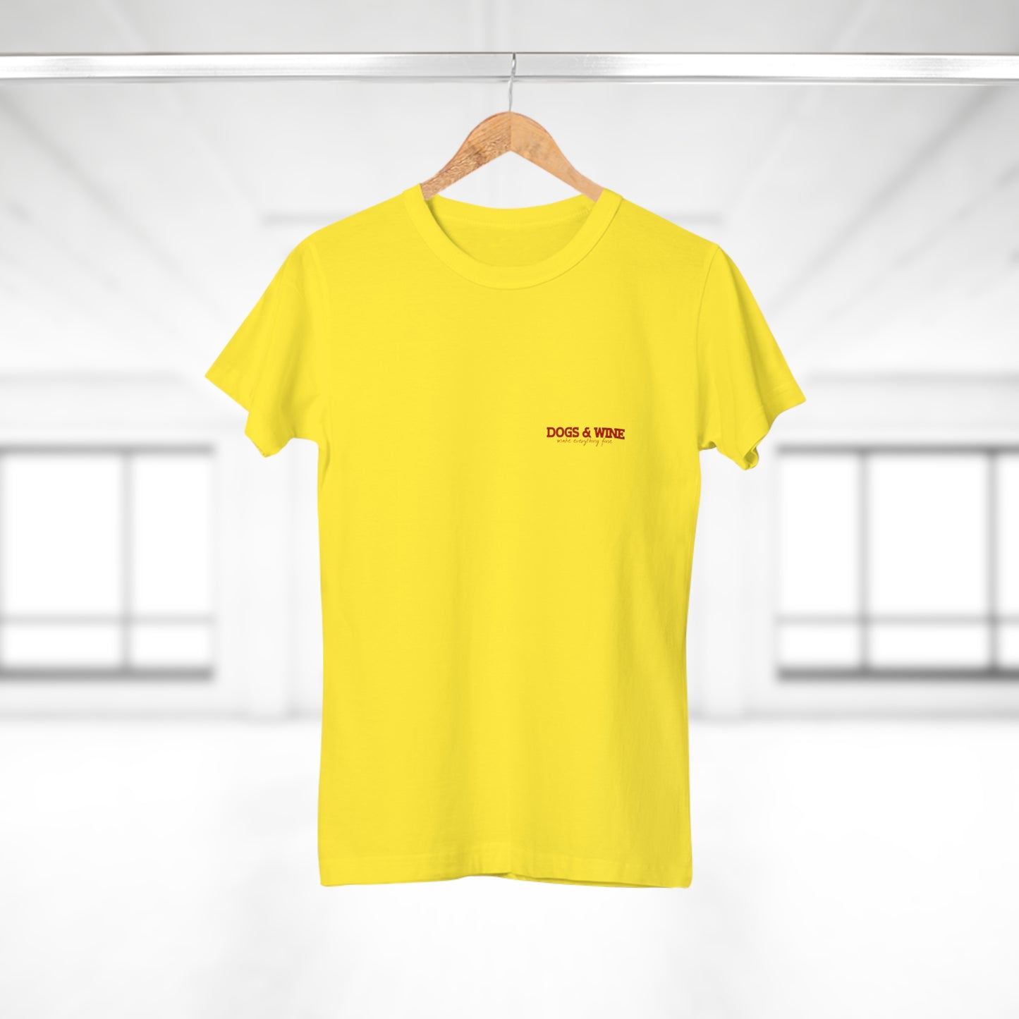 Damen-T-Shirt „Dogs & Wine“