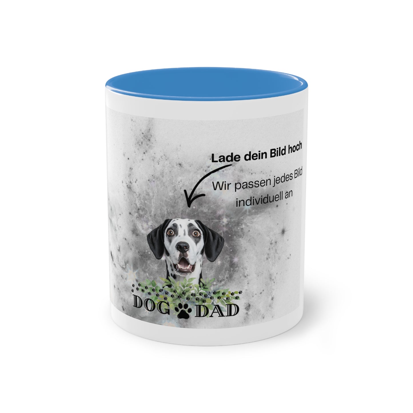 Personalisierte Dog Dad Kaffee Tasse