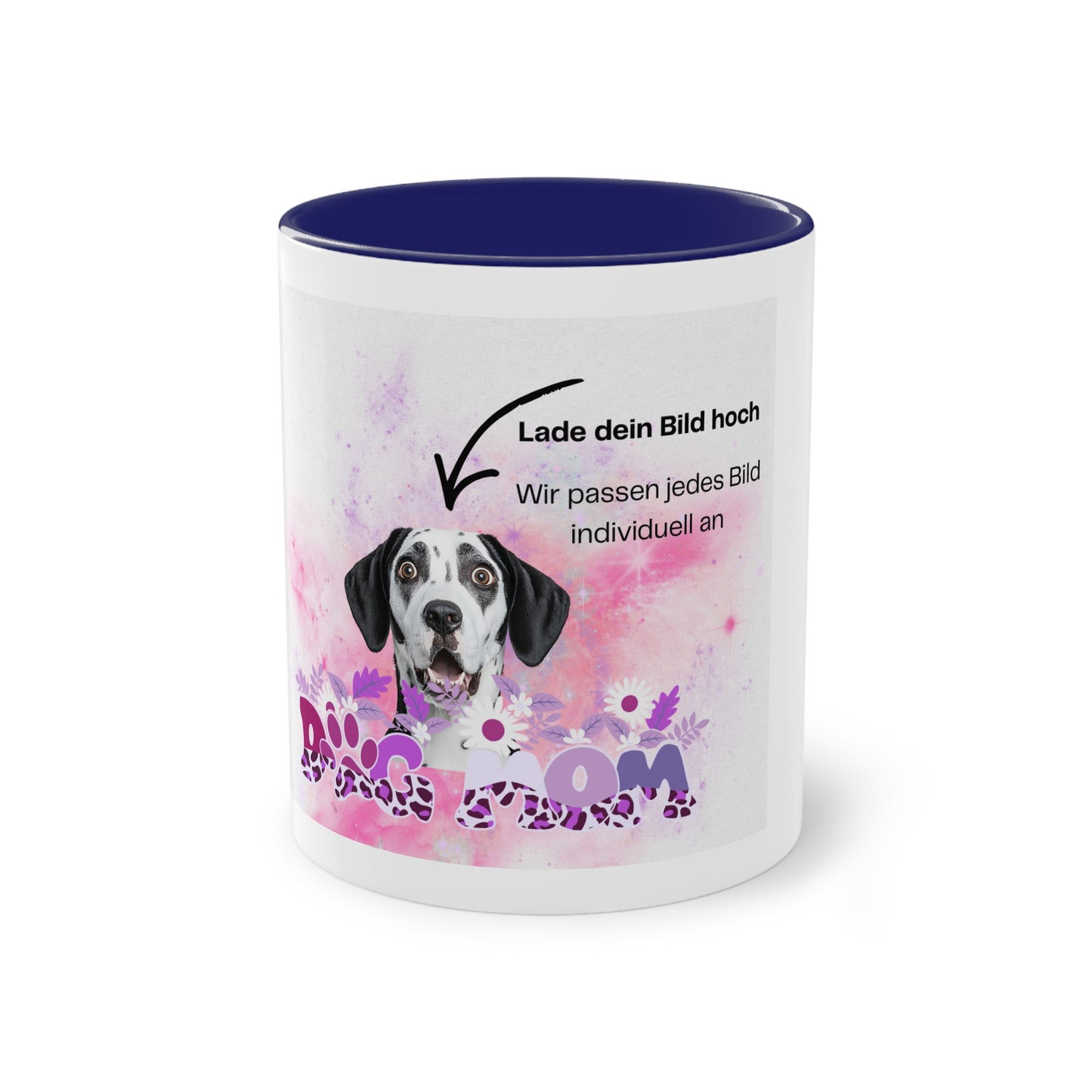 Personalisierte Dog Mom Kaffee Tasse