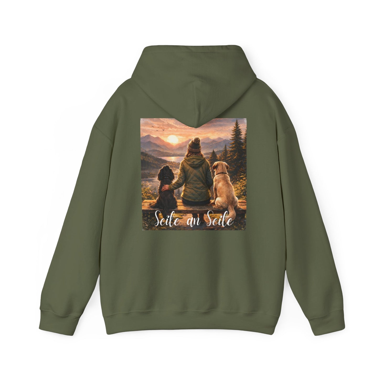 Hoodie  "Seite an Seite" Cozy Outdoor Pullover-Unisex
