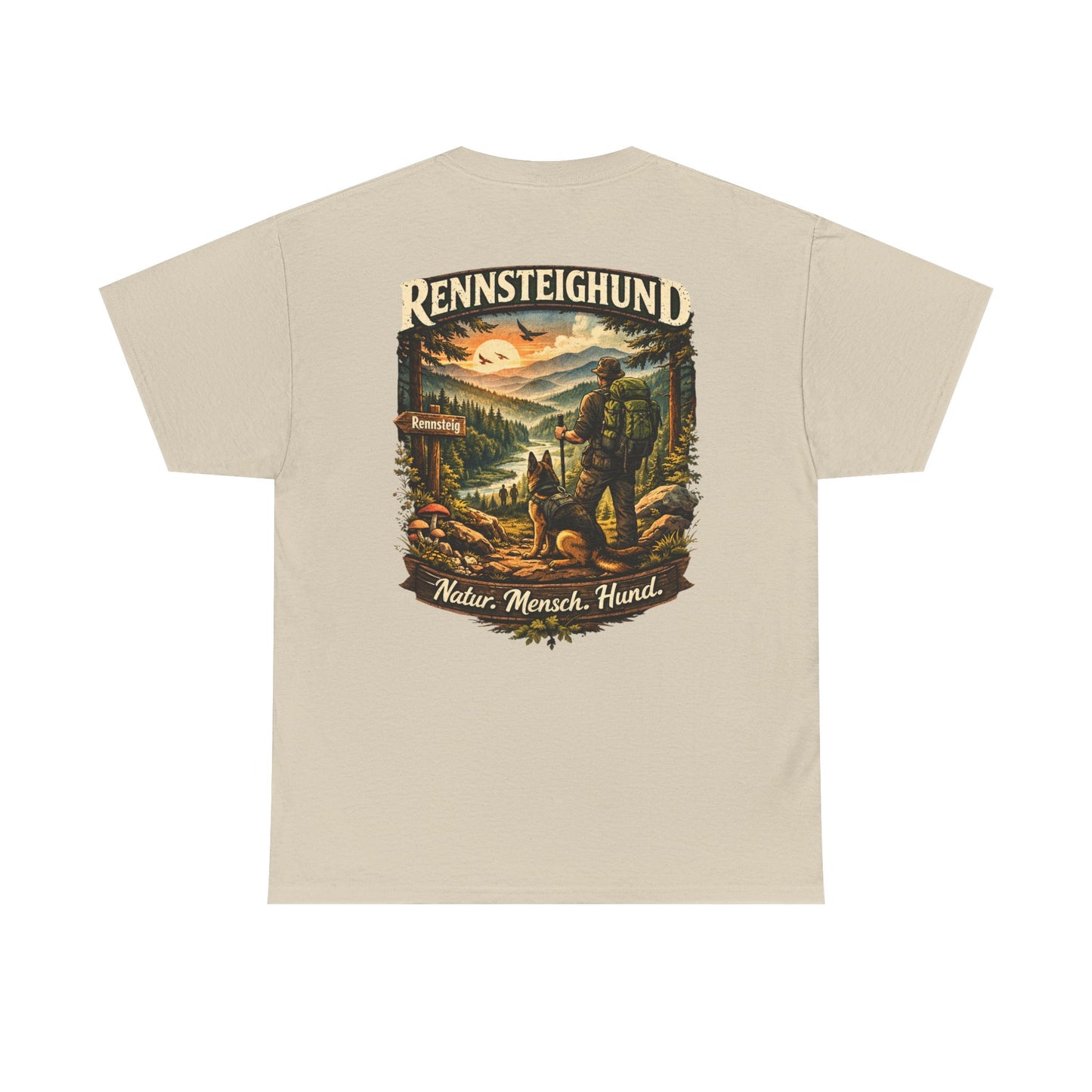 Rennsteighund  "Natur. Mensch. Hund." Unisex -Shirt