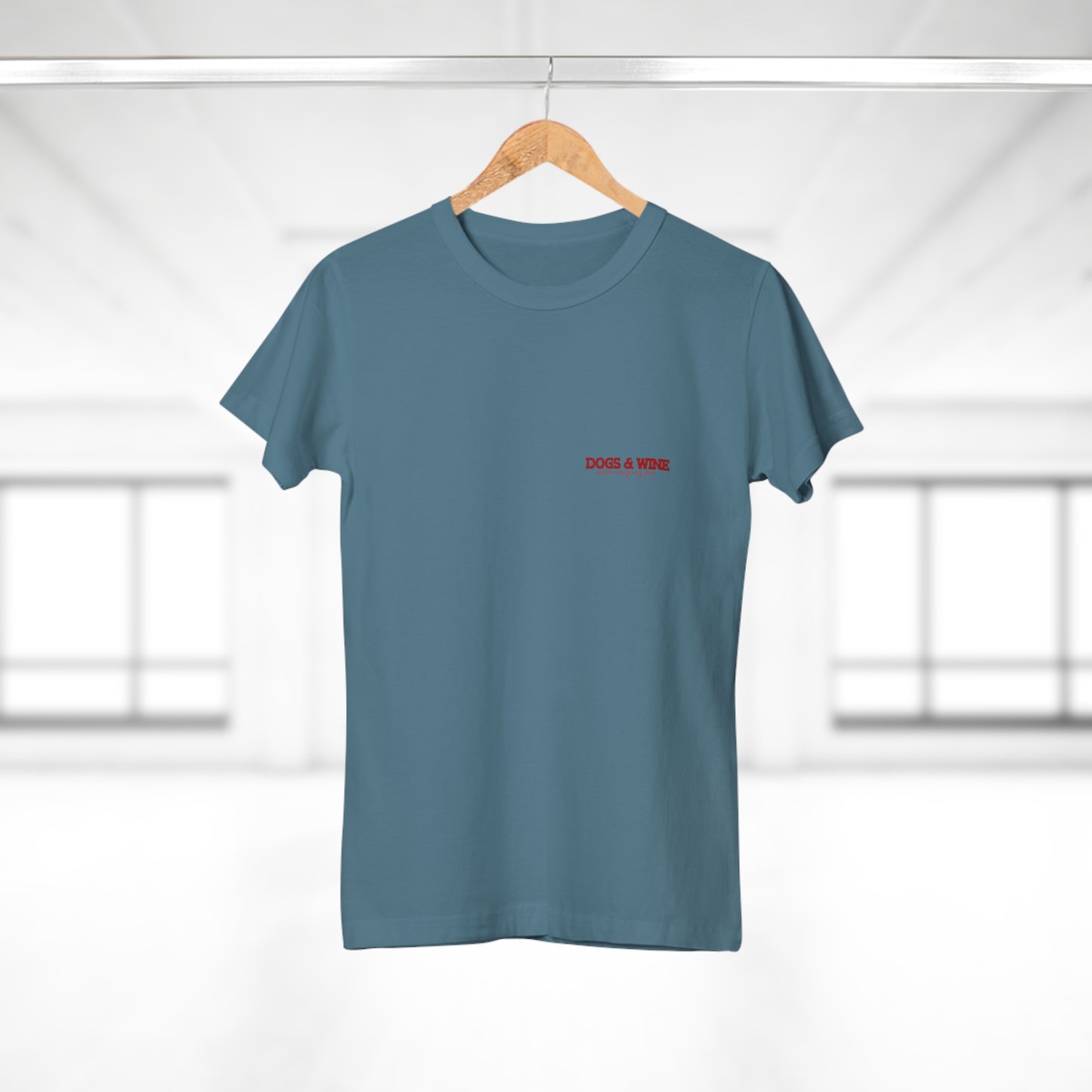 Damen-T-Shirt „Dogs & Wine“