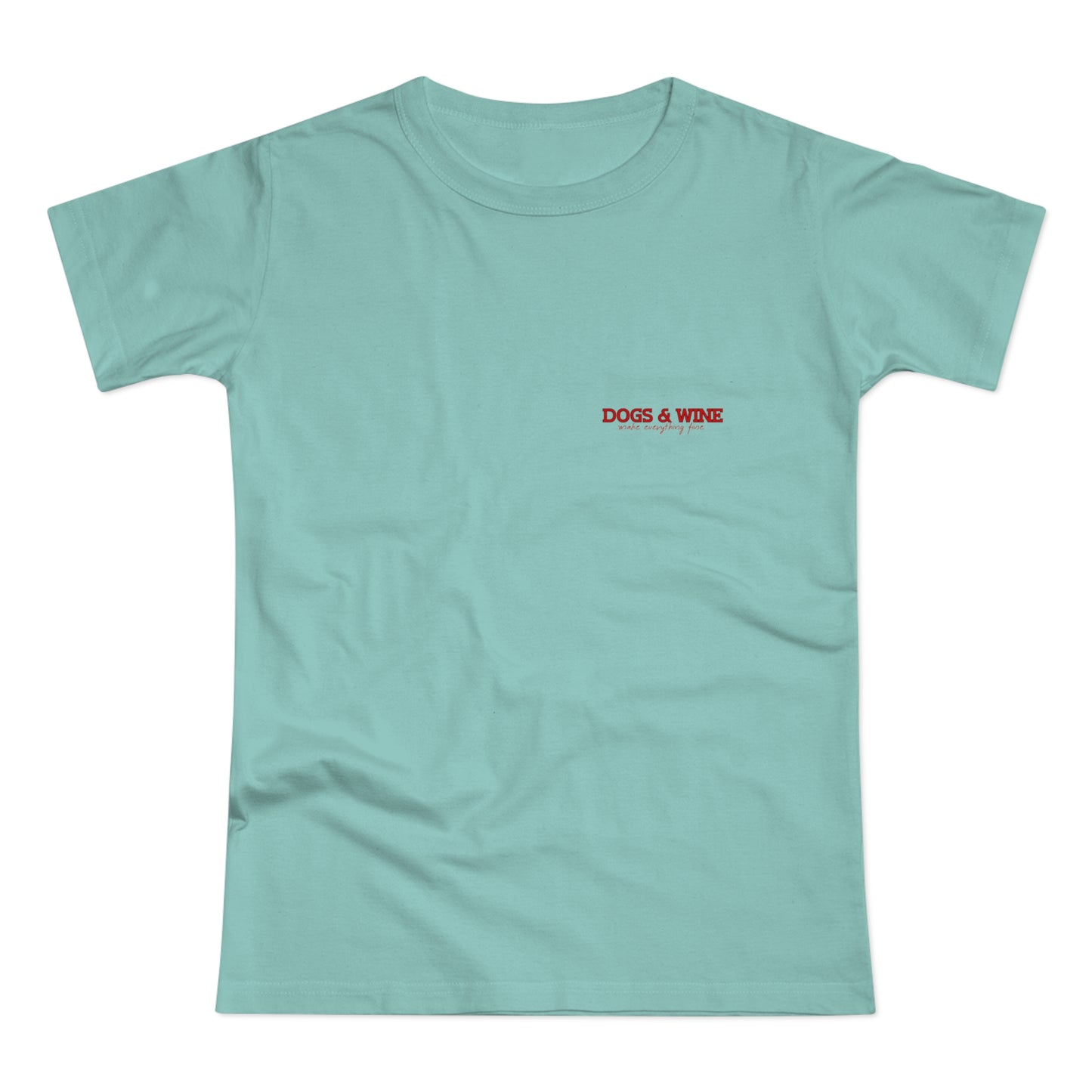 Damen-T-Shirt „Dogs & Wine“