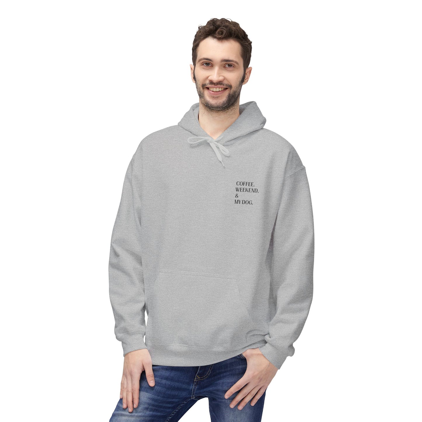 Coffee. Weekend. & My Dog. Hoodie — Unisex