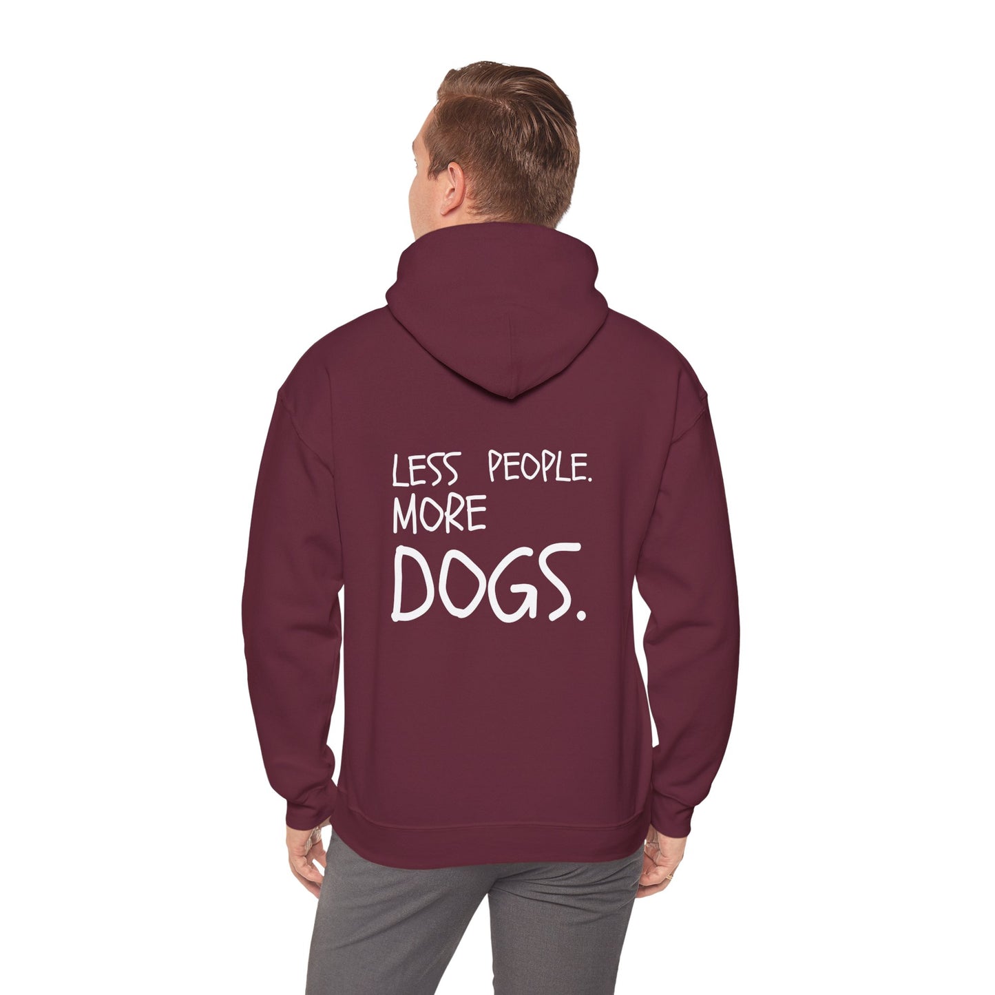 Less People. More Dogs - Pullover-Unisex
