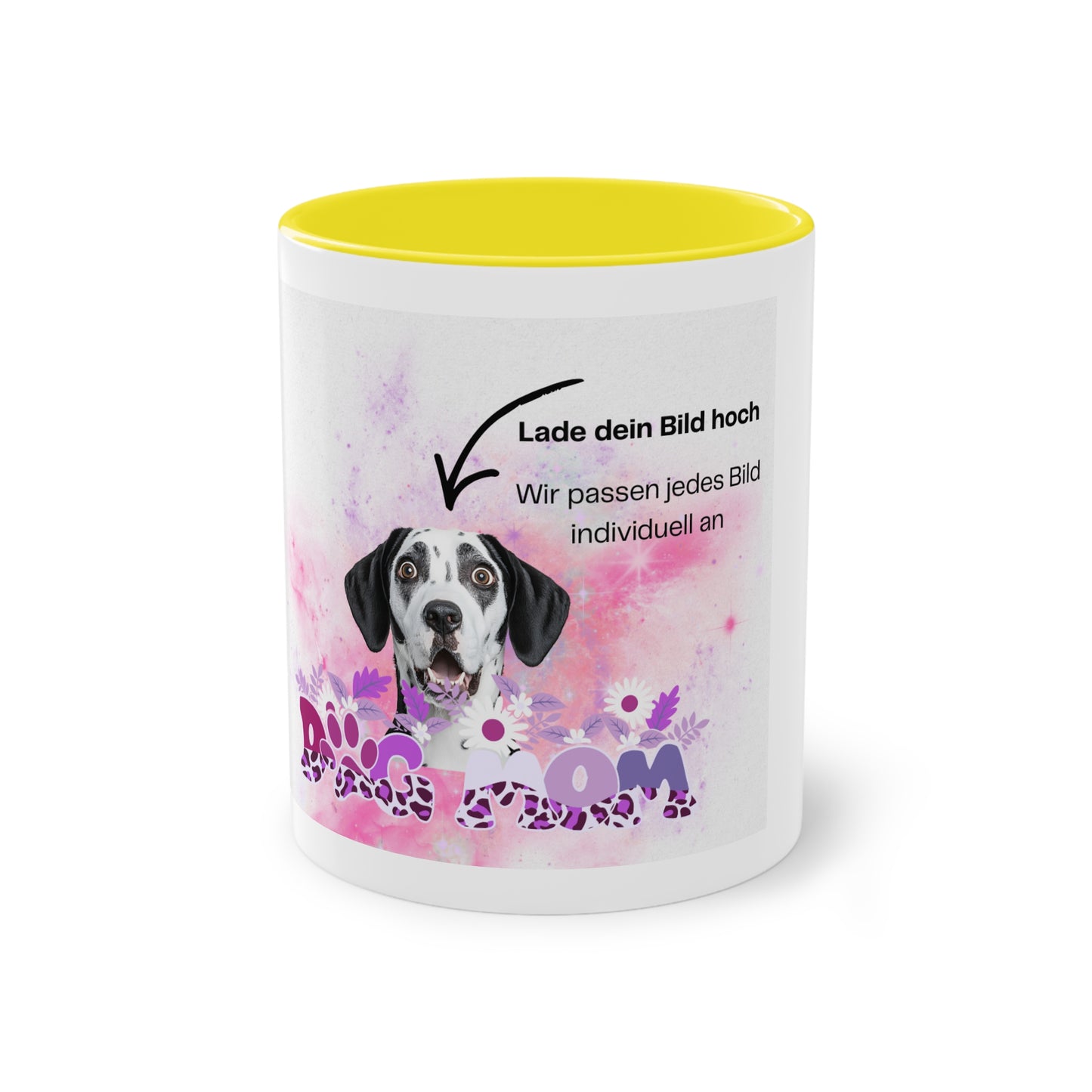 Personalisierte Dog Mom Kaffee Tasse