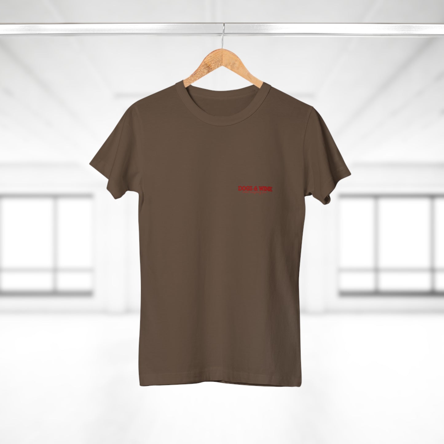Damen-T-Shirt „Dogs & Wine“