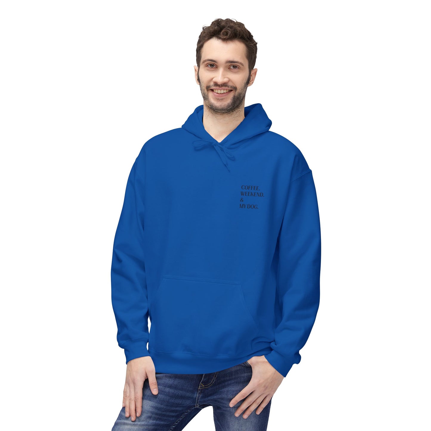 Coffee. Weekend. & My Dog. Hoodie — Unisex