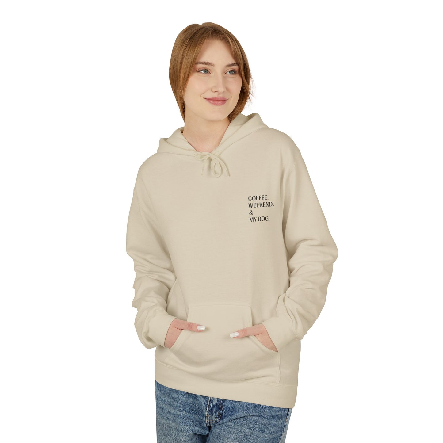 Coffee. Weekend. & My Dog. Hoodie — Unisex