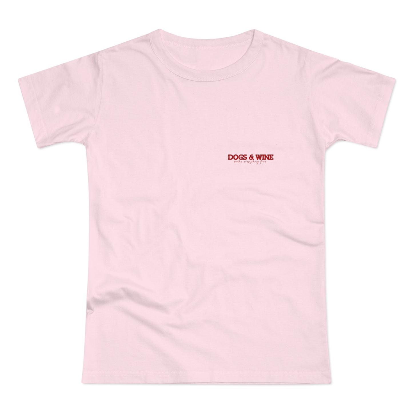 Damen-T-Shirt „Dogs & Wine“