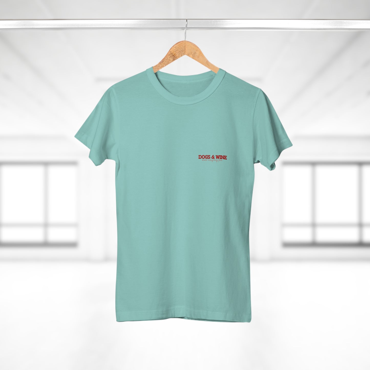 Damen-T-Shirt „Dogs & Wine“