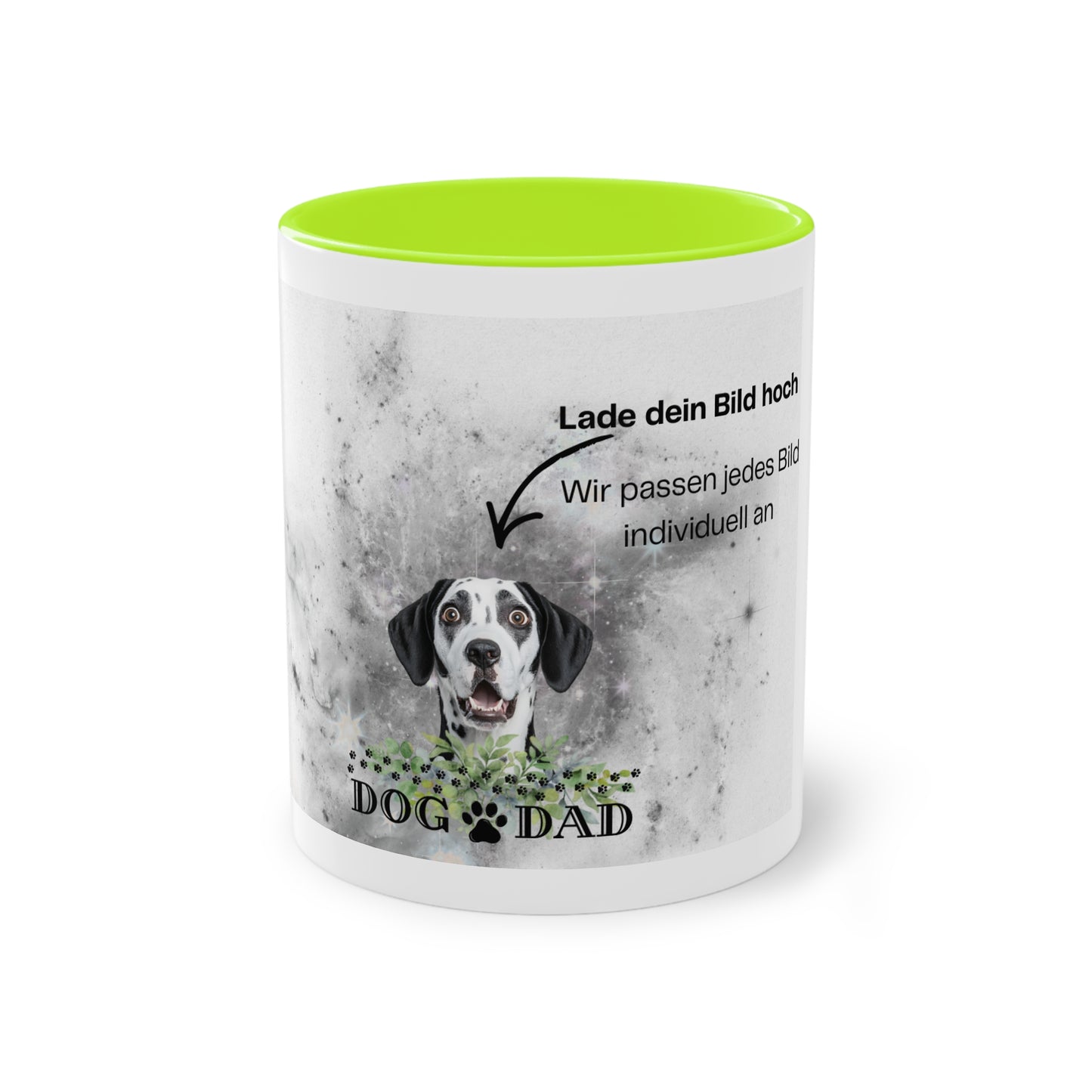 Personalisierte Dog Dad Kaffee Tasse