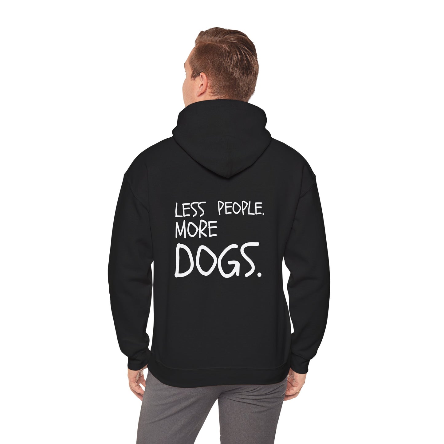 Less People. More Dogs - Pullover-Unisex