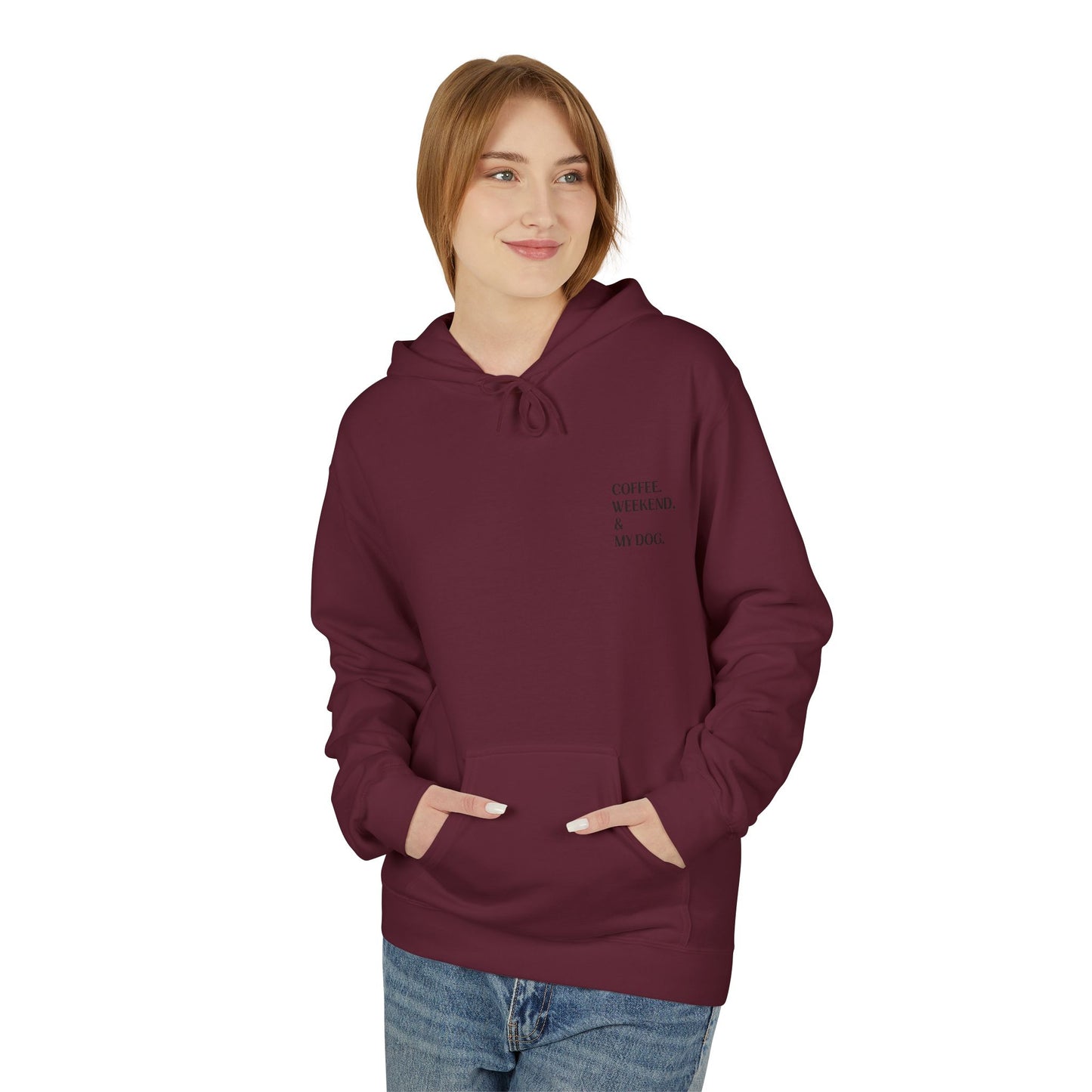 Coffee. Weekend. & My Dog. Hoodie — Unisex