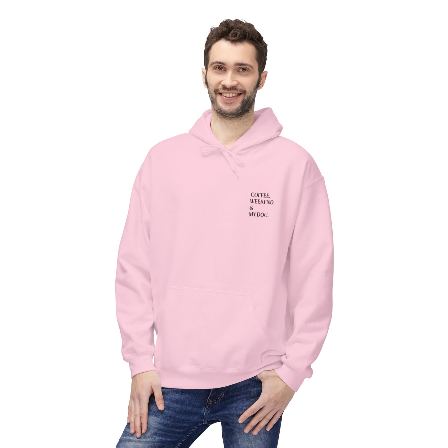 Coffee. Weekend. & My Dog. Hoodie — Unisex