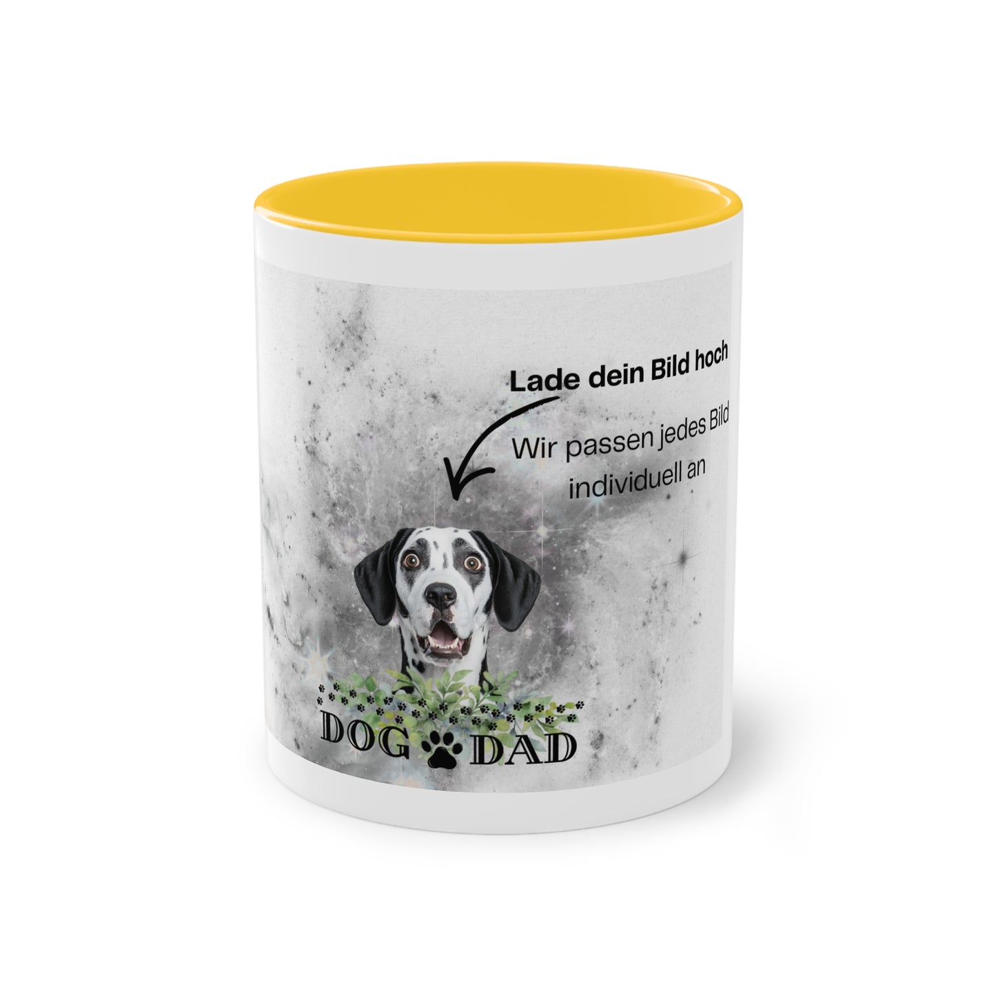 Personalisierte Dog Dad Kaffee Tasse