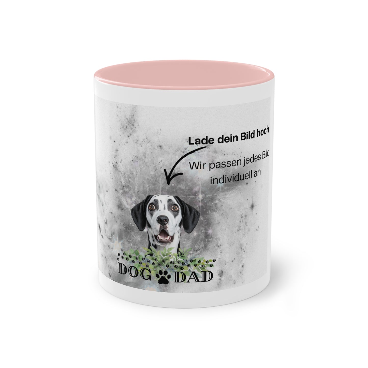 Personalisierte Dog Dad Kaffee Tasse