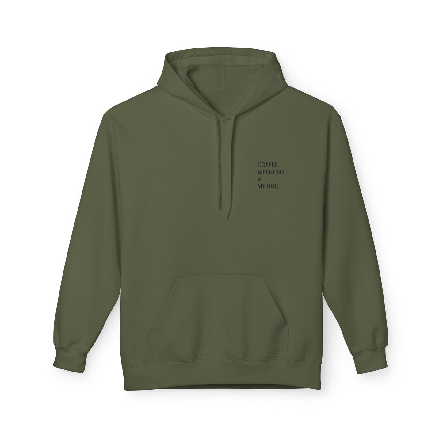 Coffee. Weekend. & My Dog. Hoodie — Unisex