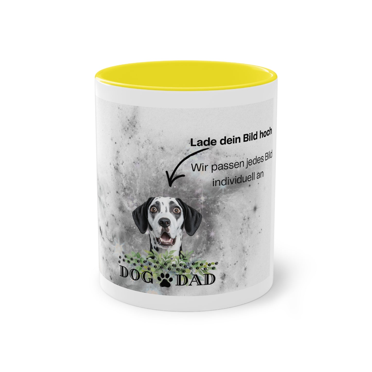 Personalisierte Dog Dad Kaffee Tasse
