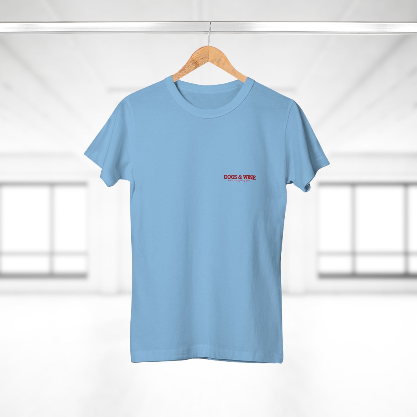 Damen-T-Shirt „Dogs & Wine“
