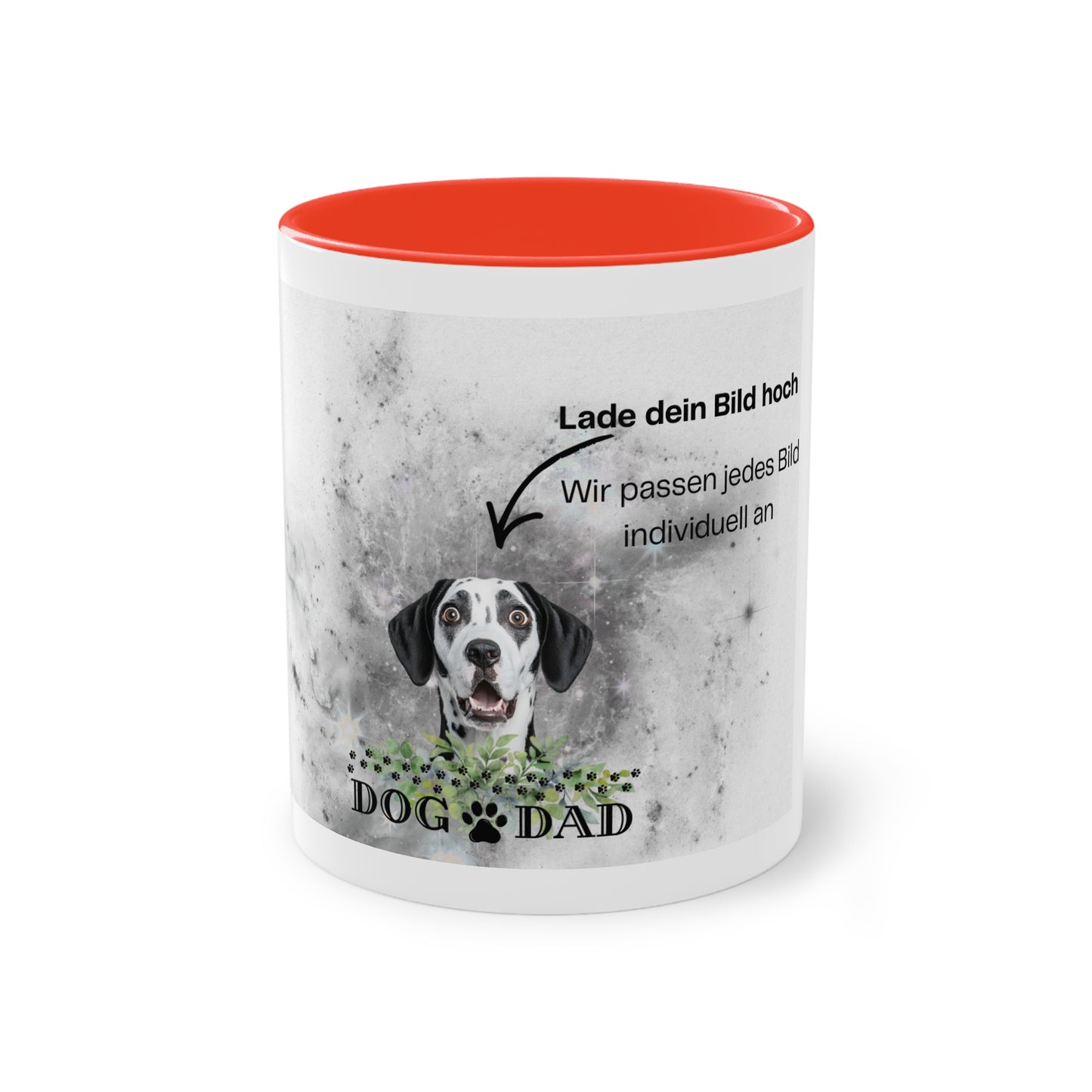Personalisierte Dog Dad Kaffee Tasse