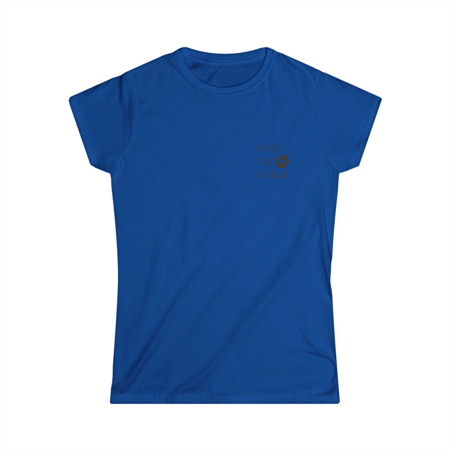 Damen-Shirt „Pfoten statt Probleme“ – Pfotenprint