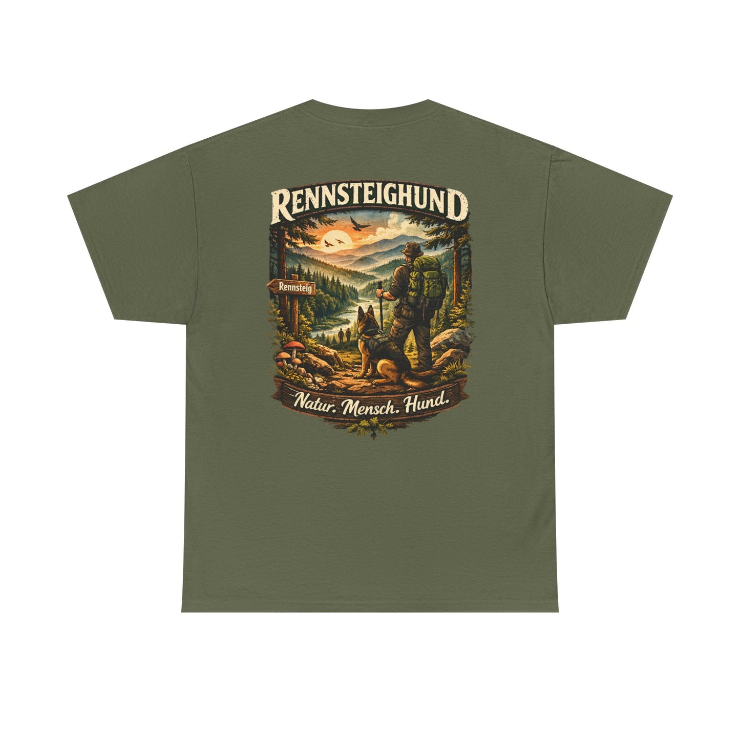 Rennsteighund  "Natur. Mensch. Hund." Unisex -Shirt