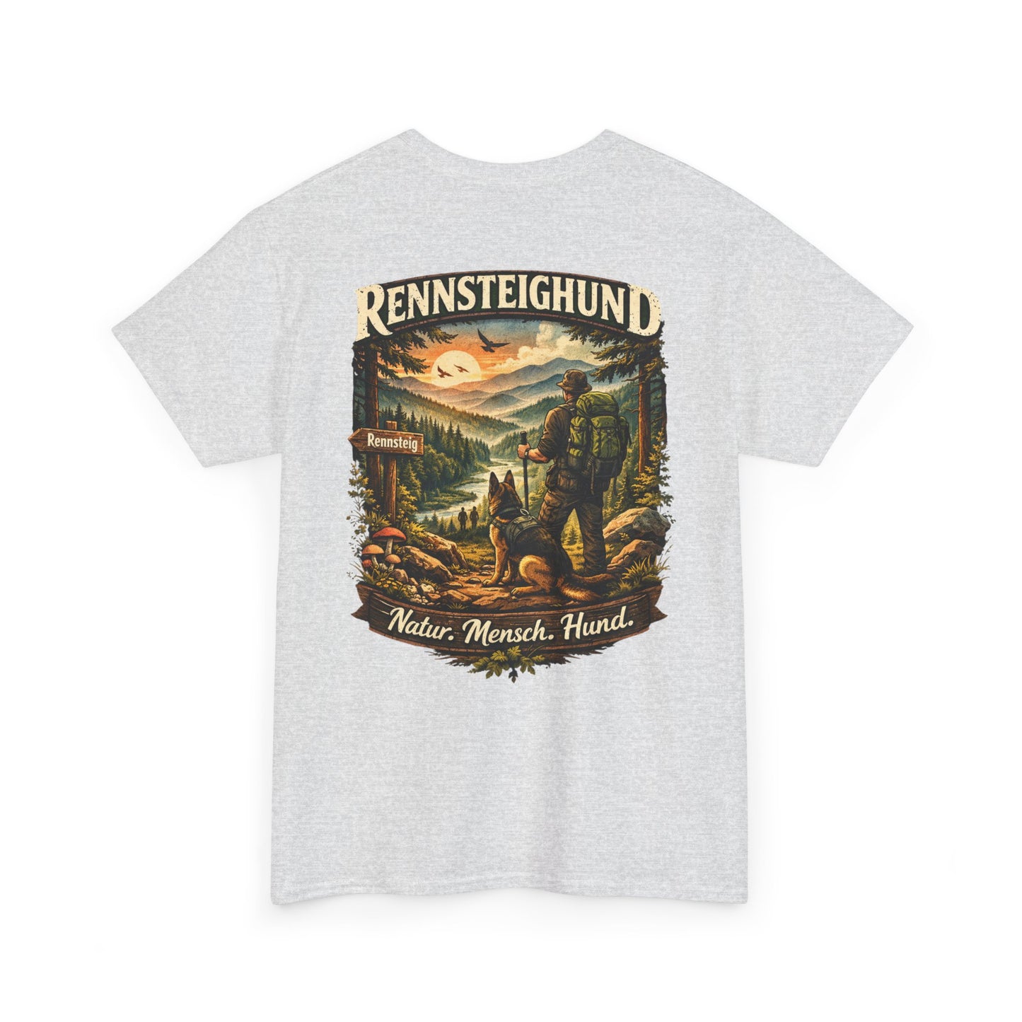 Rennsteighund  "Natur. Mensch. Hund." Unisex -Shirt
