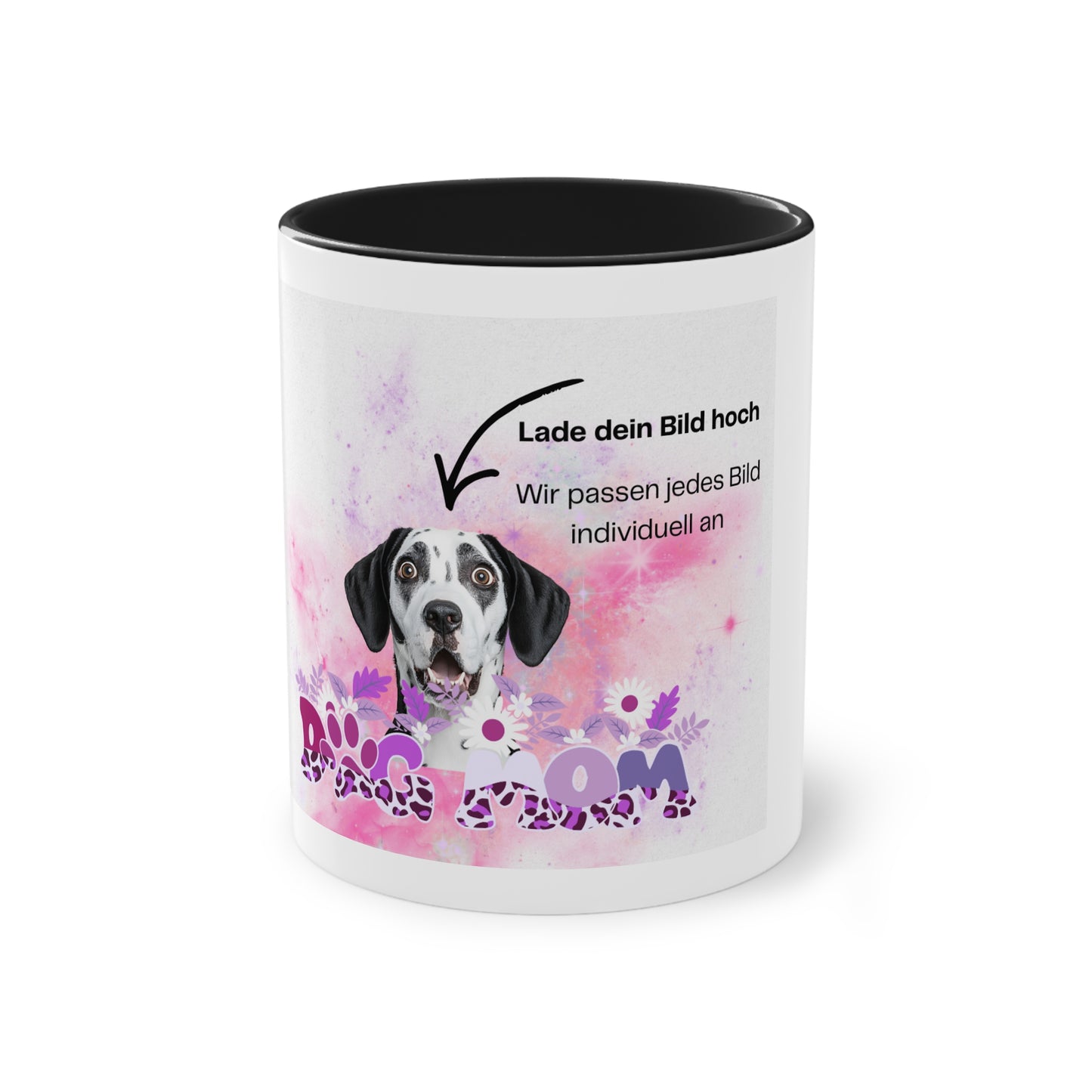 Personalisierte Dog Mom Kaffee Tasse