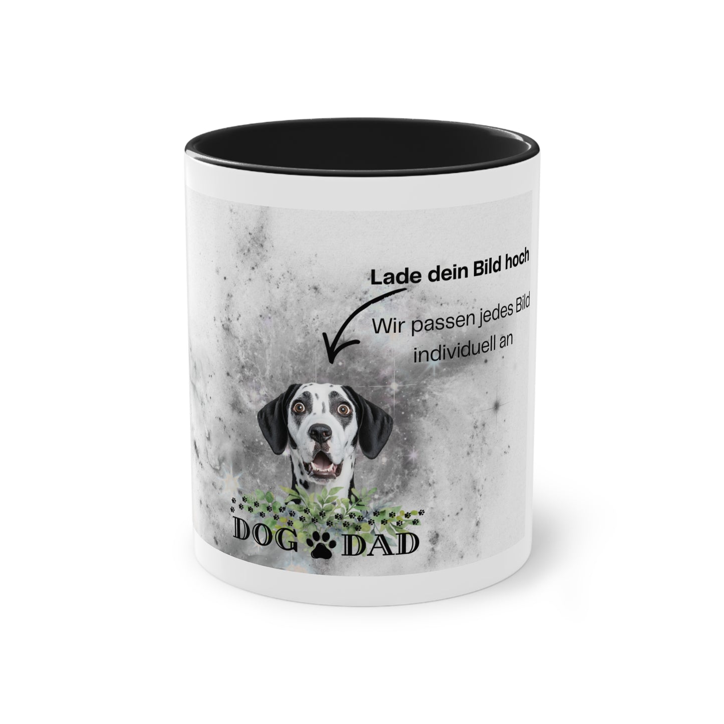 Personalisierte Dog Dad Kaffee Tasse
