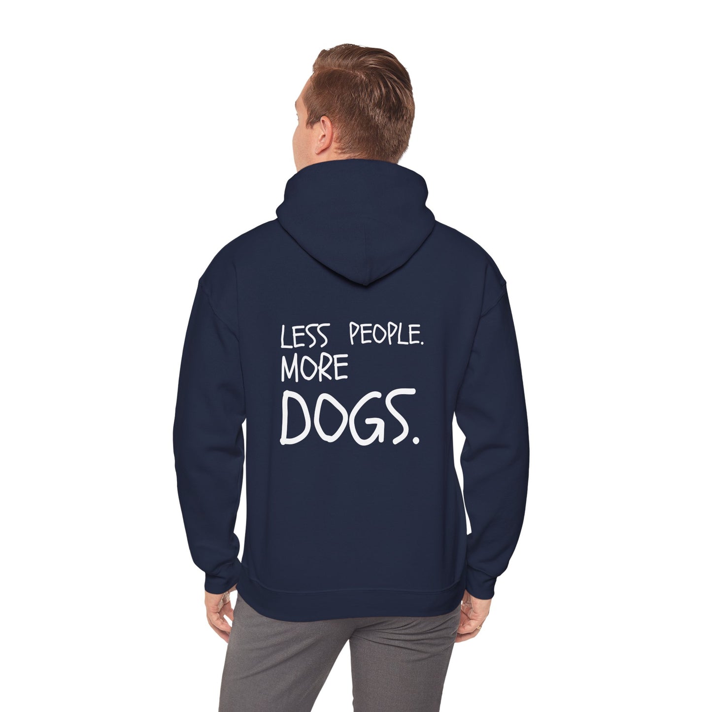 Less People. More Dogs - Pullover-Unisex