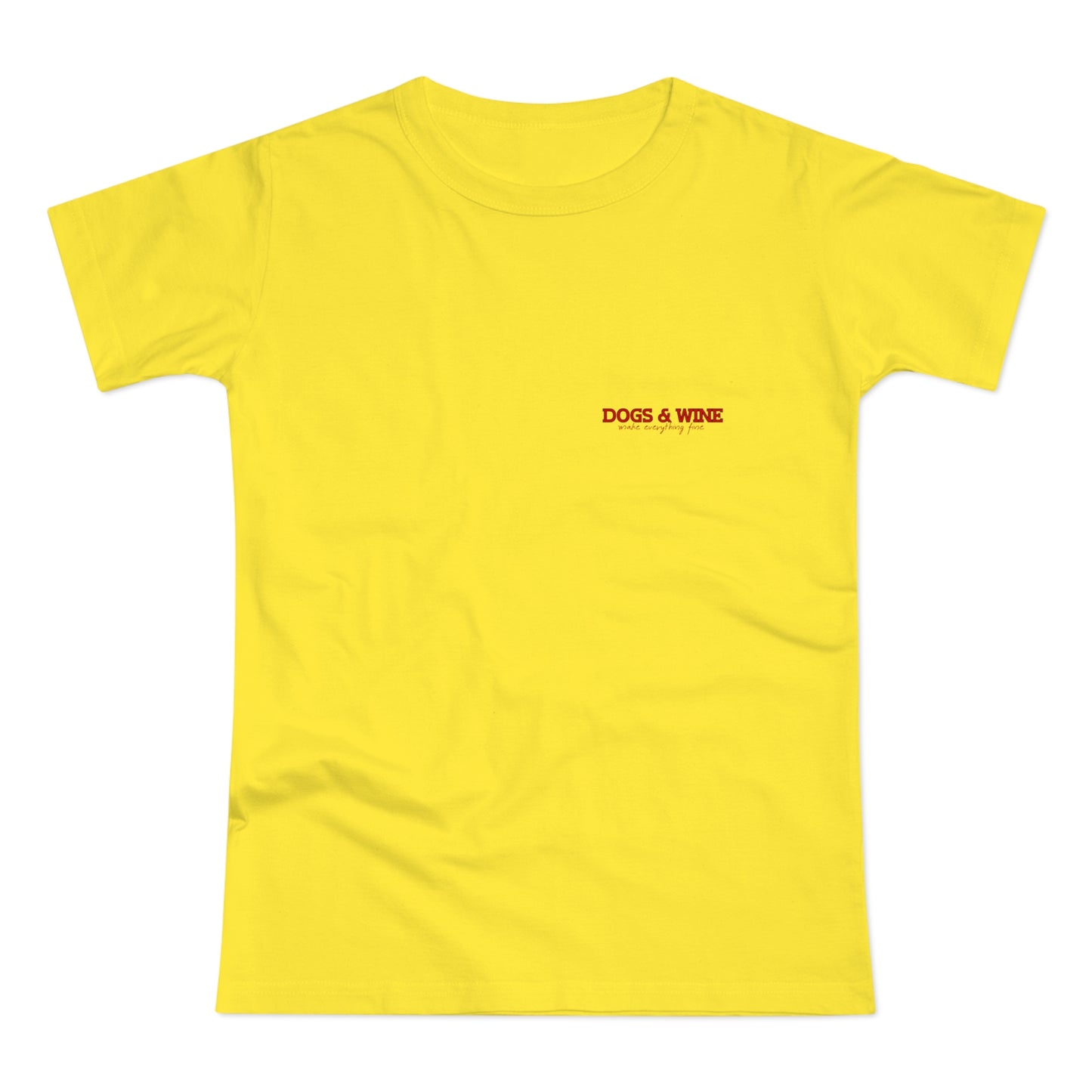 Damen-T-Shirt „Dogs & Wine“