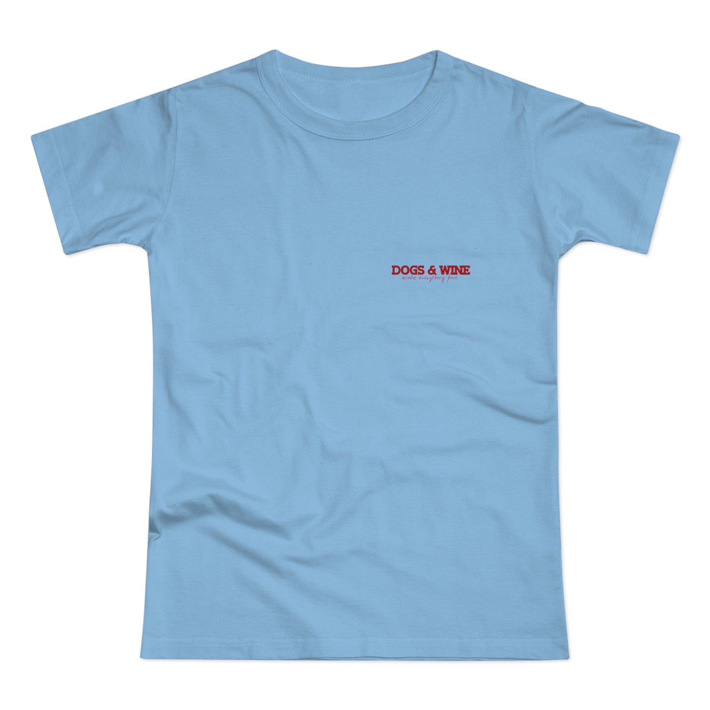 Damen-T-Shirt „Dogs & Wine“