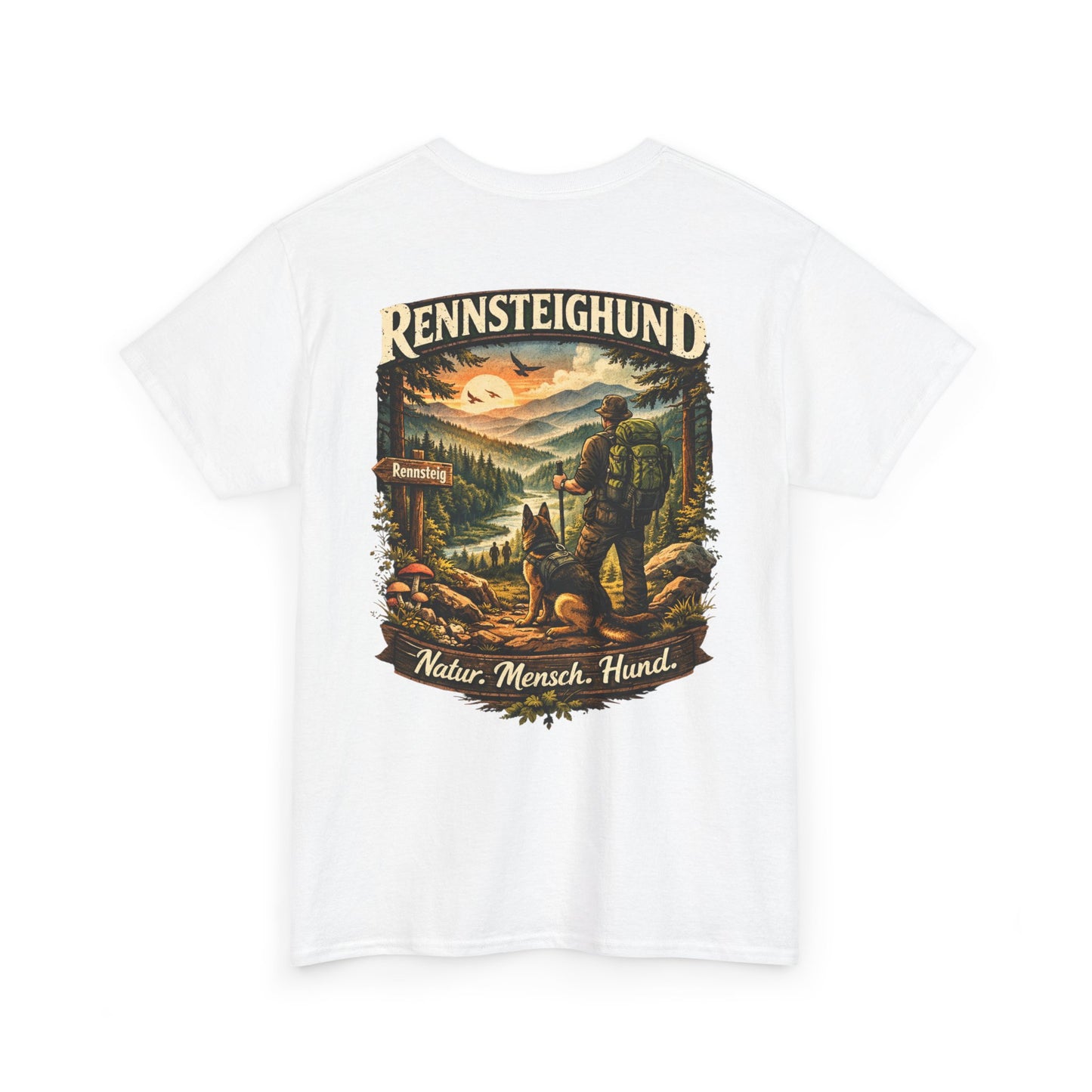 Rennsteighund  "Natur. Mensch. Hund." Unisex -Shirt