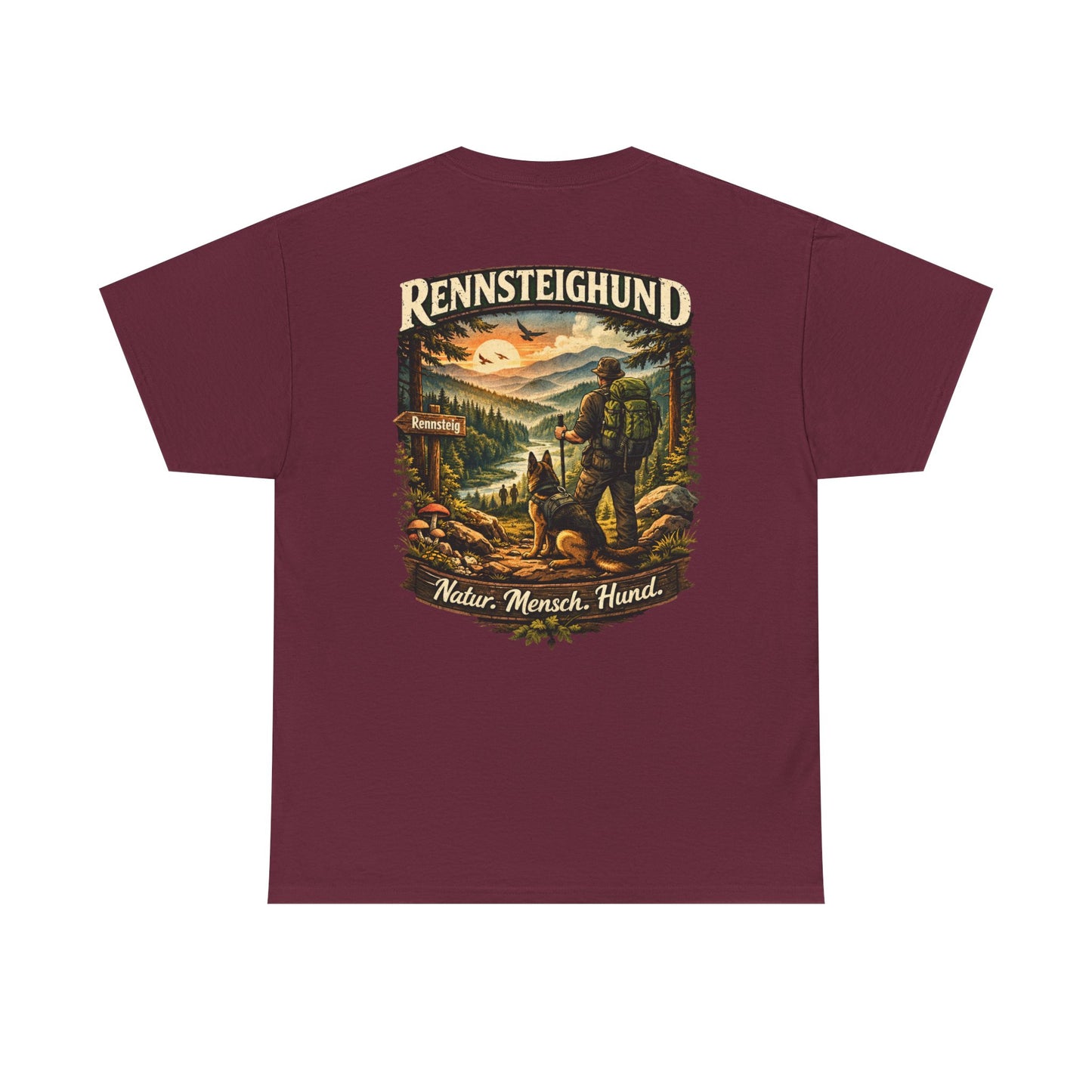 Rennsteighund  "Natur. Mensch. Hund." Unisex -Shirt