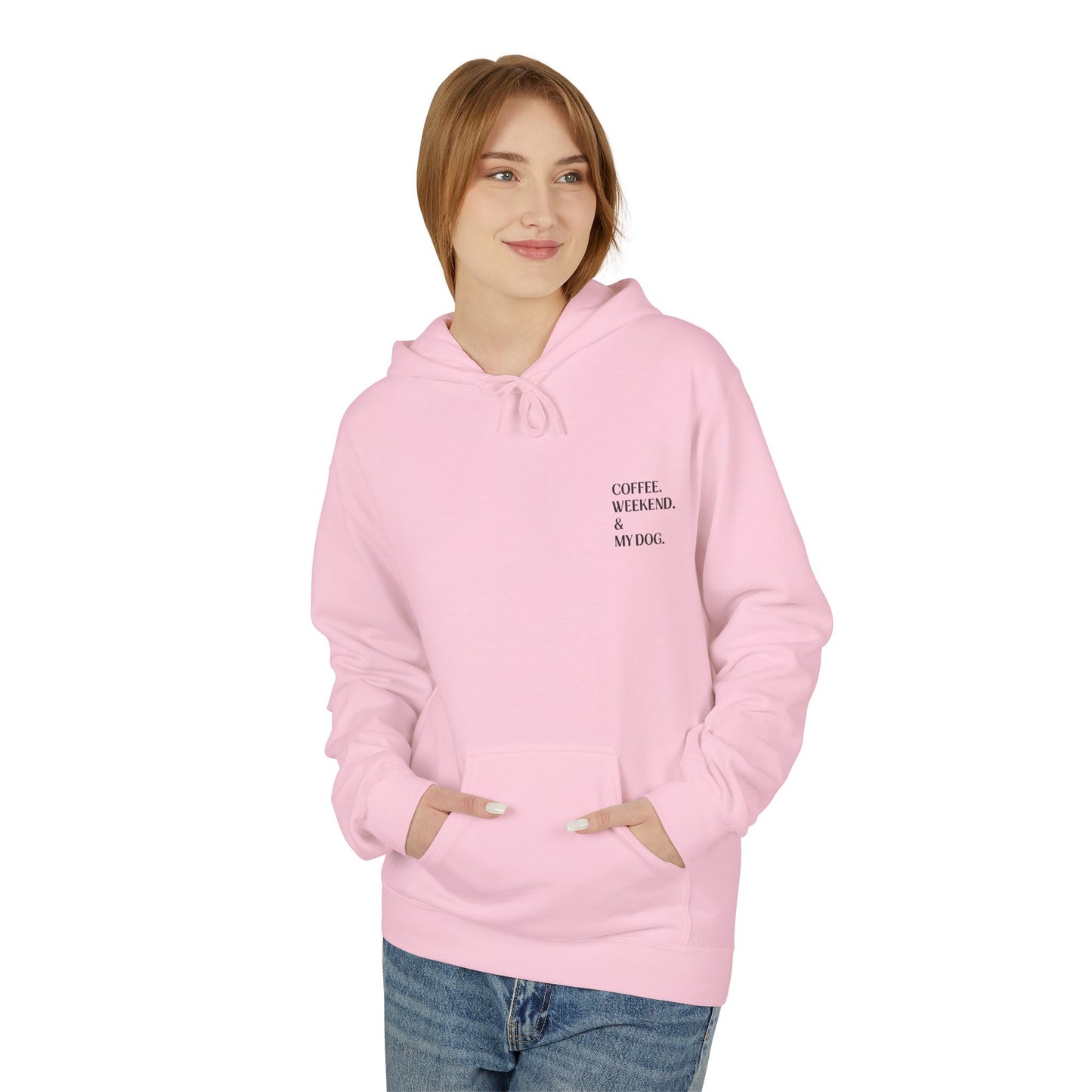 Coffee. Weekend. & My Dog. Hoodie — Unisex