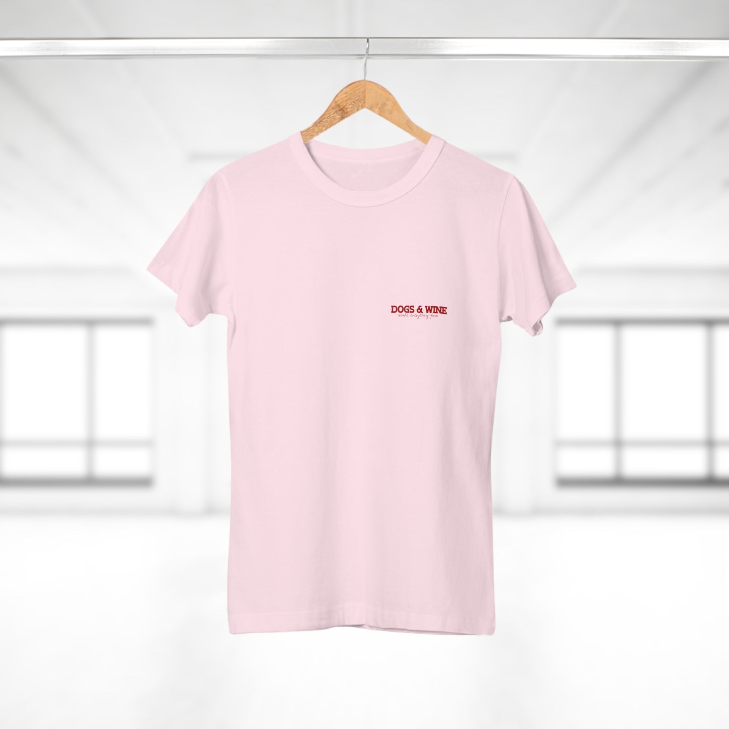 Damen-T-Shirt „Dogs & Wine“